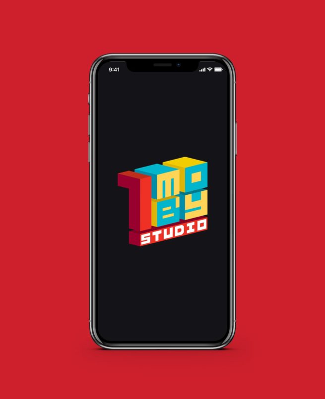 1Moby Studio Logo design