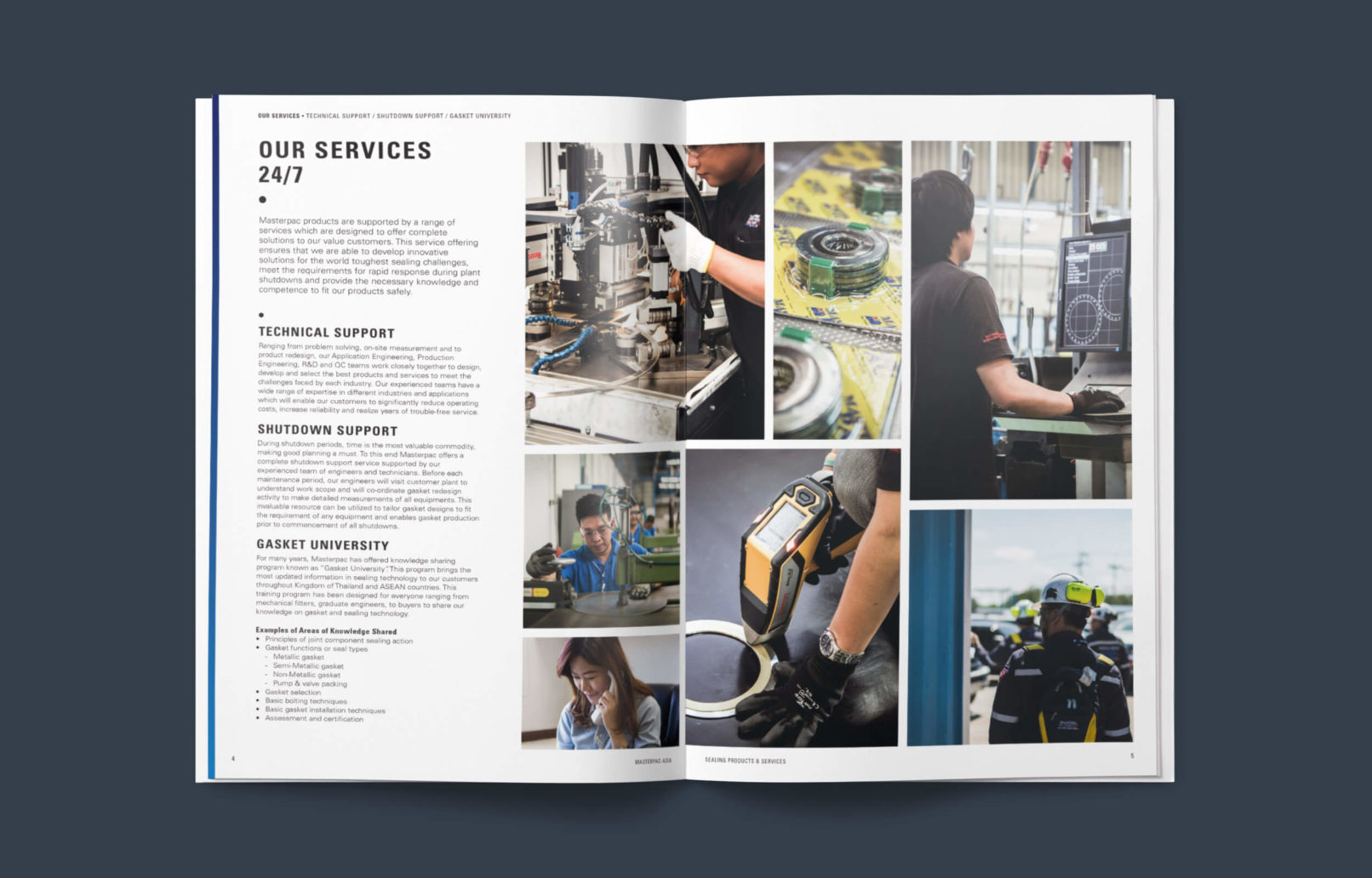 Masterpac Catalogue design