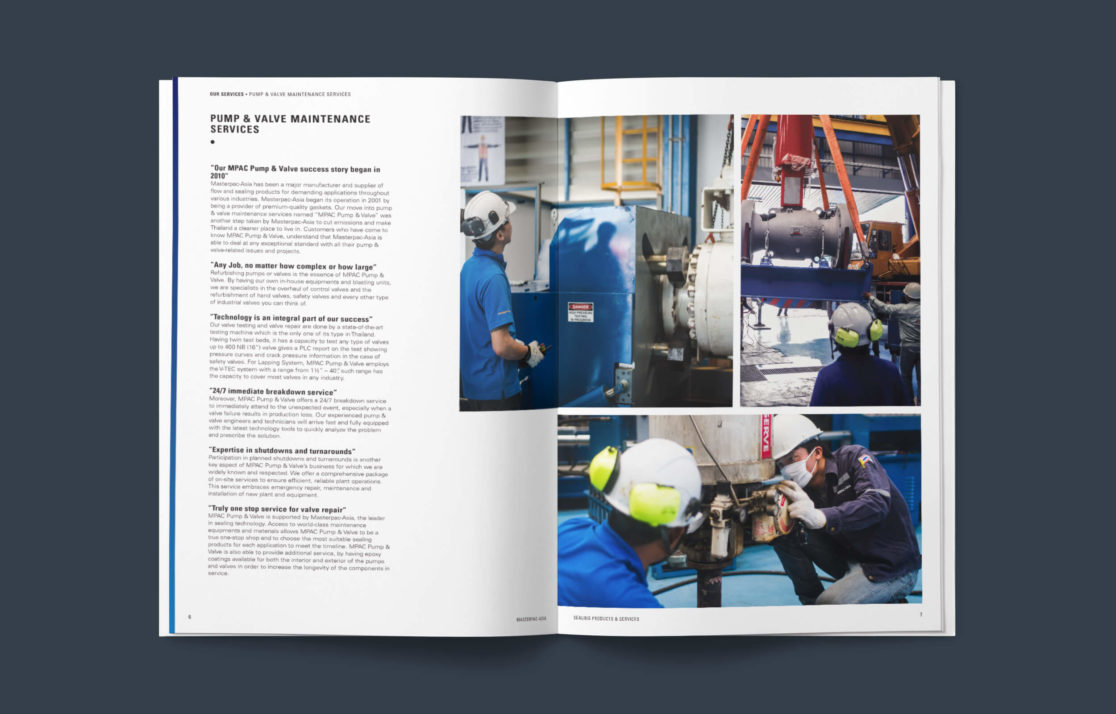 Masterpac Catalogue design