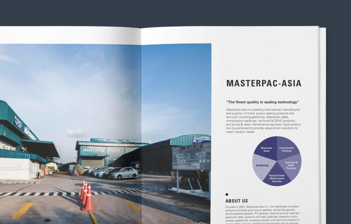 Masterpac Catalogue design