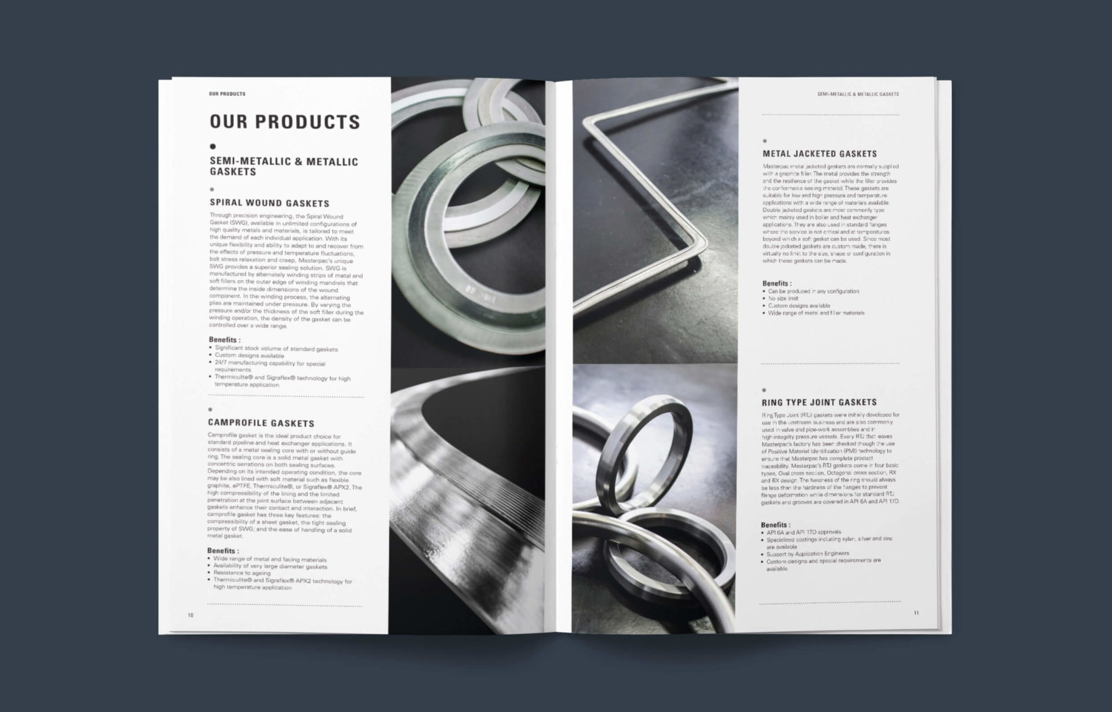 Masterpac Catalogue design