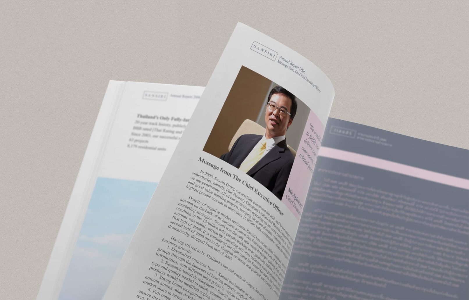 Sansiri Annual Report 2006