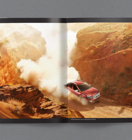 Isuzu catalogue design