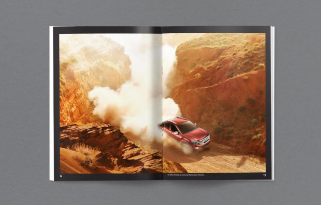 Isuzu catalogue design