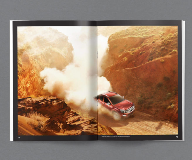 Isuzu catalogue design