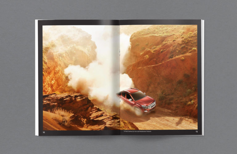 Isuzu catalogue design