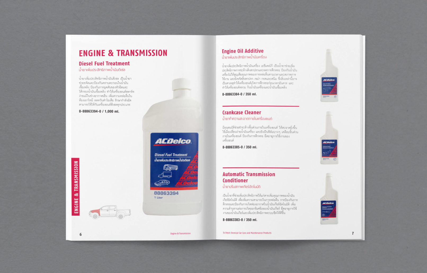 Isuzu catalogue design