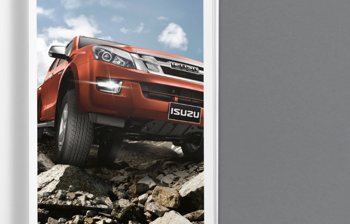 Isuzu catalogue design