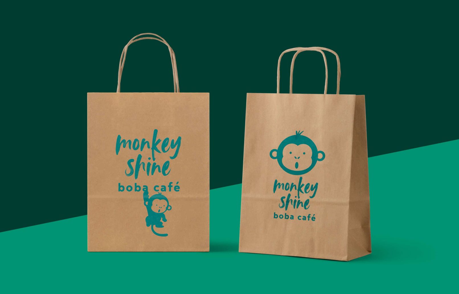 Monkey Shine Logo Design