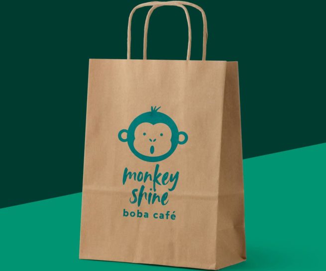 Monkey Shine Logo Design
