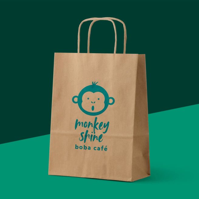 Monkey Shine Logo Design