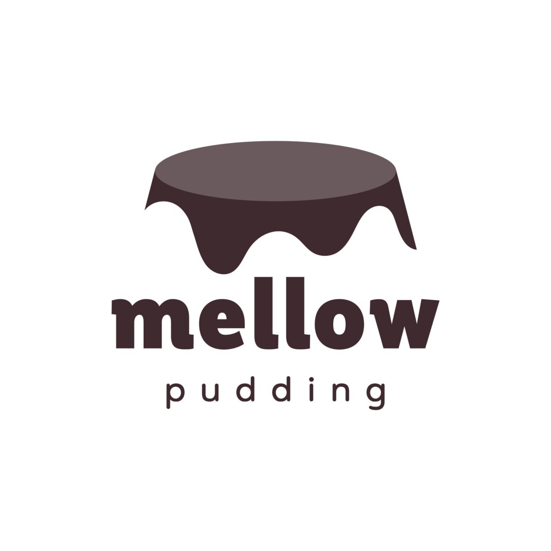 Mellow Pudding Logo Design