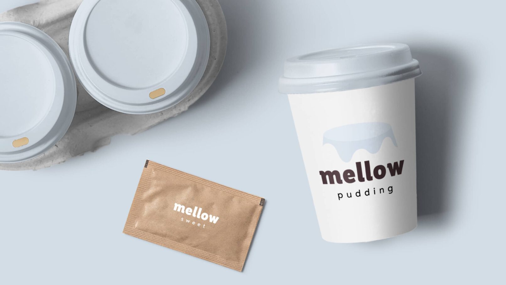 Mellow Pudding Logo Design