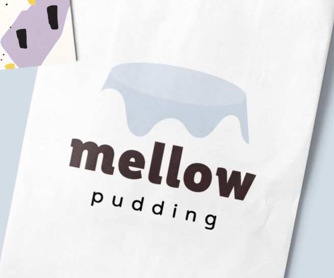 Mellow Pudding Logo Design