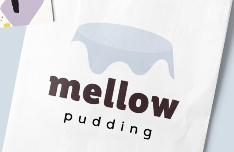 Mellow Pudding Logo Design